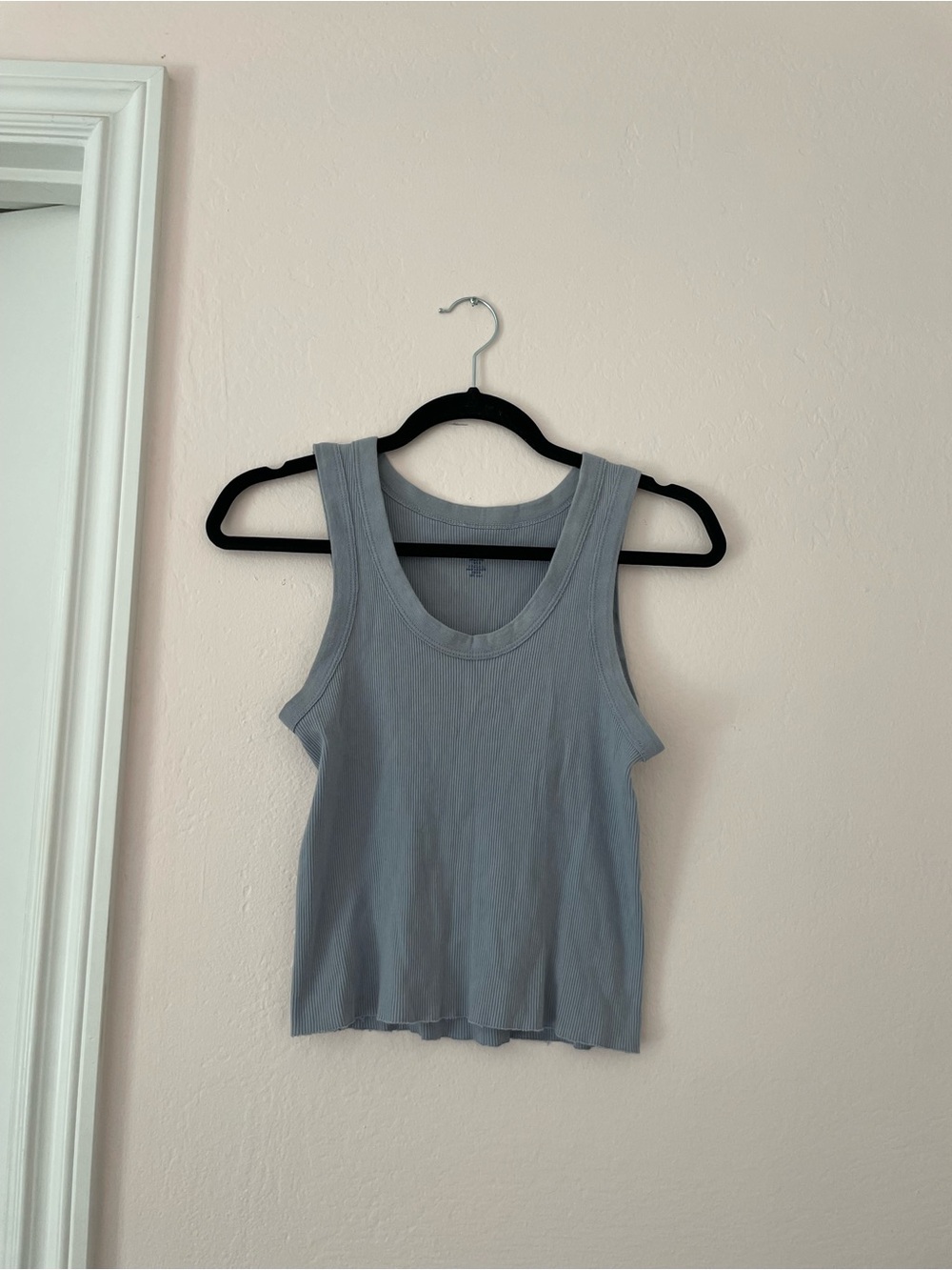 Brandy Melville Connor Tank — Light Gray-Blue